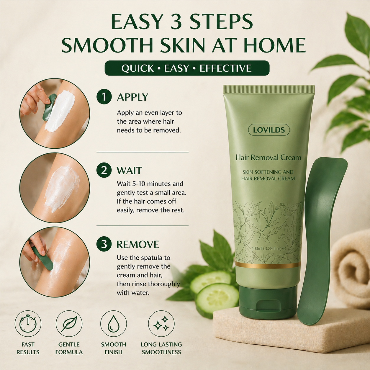 LOVILDS™ Hair Removal Cream for All Women & Men