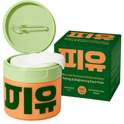 Korean Toner Pads for Wrinkle Reduction, Dark Spot Treatment & Radiant Glow (100 Pads)