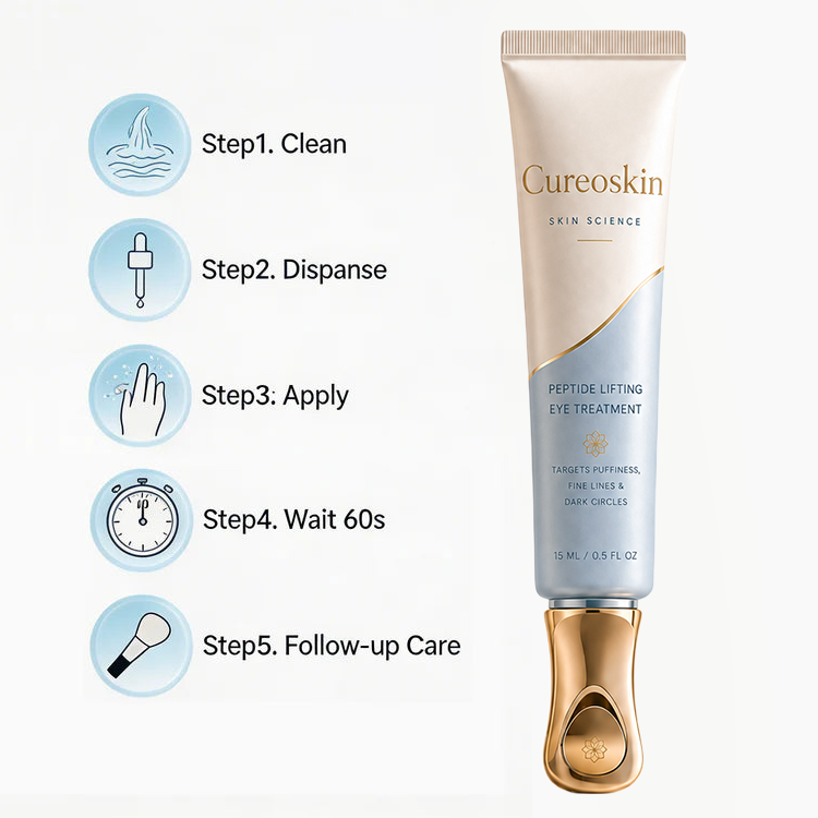 Cureoskin® Instant Face Temporary Tightener – Instant visible results in 30 seconds